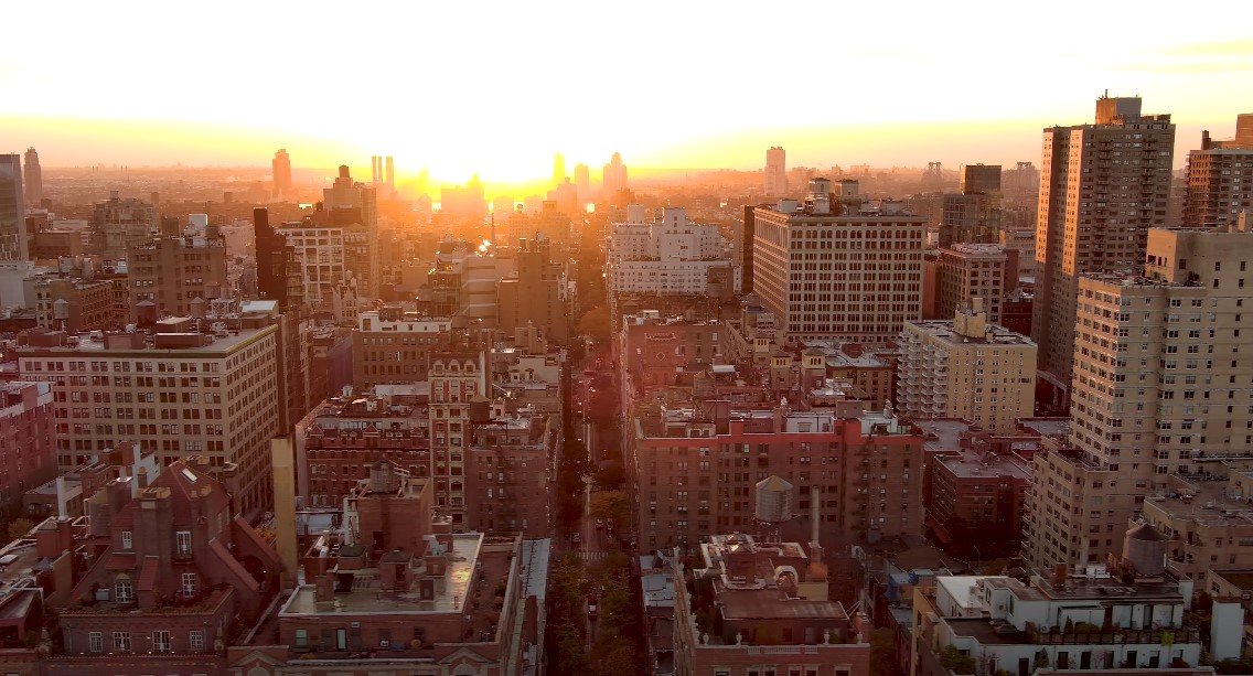Sunset views NYC 2024