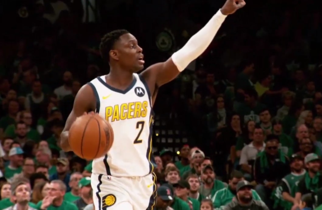 Darren Collison in Indiana Pacers Jersey