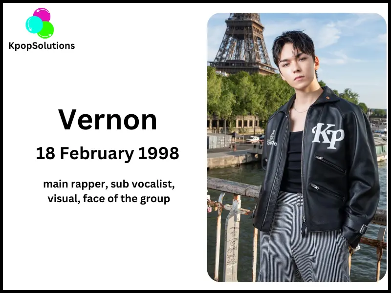 Seventeen Member Vernon date of birth and age.
