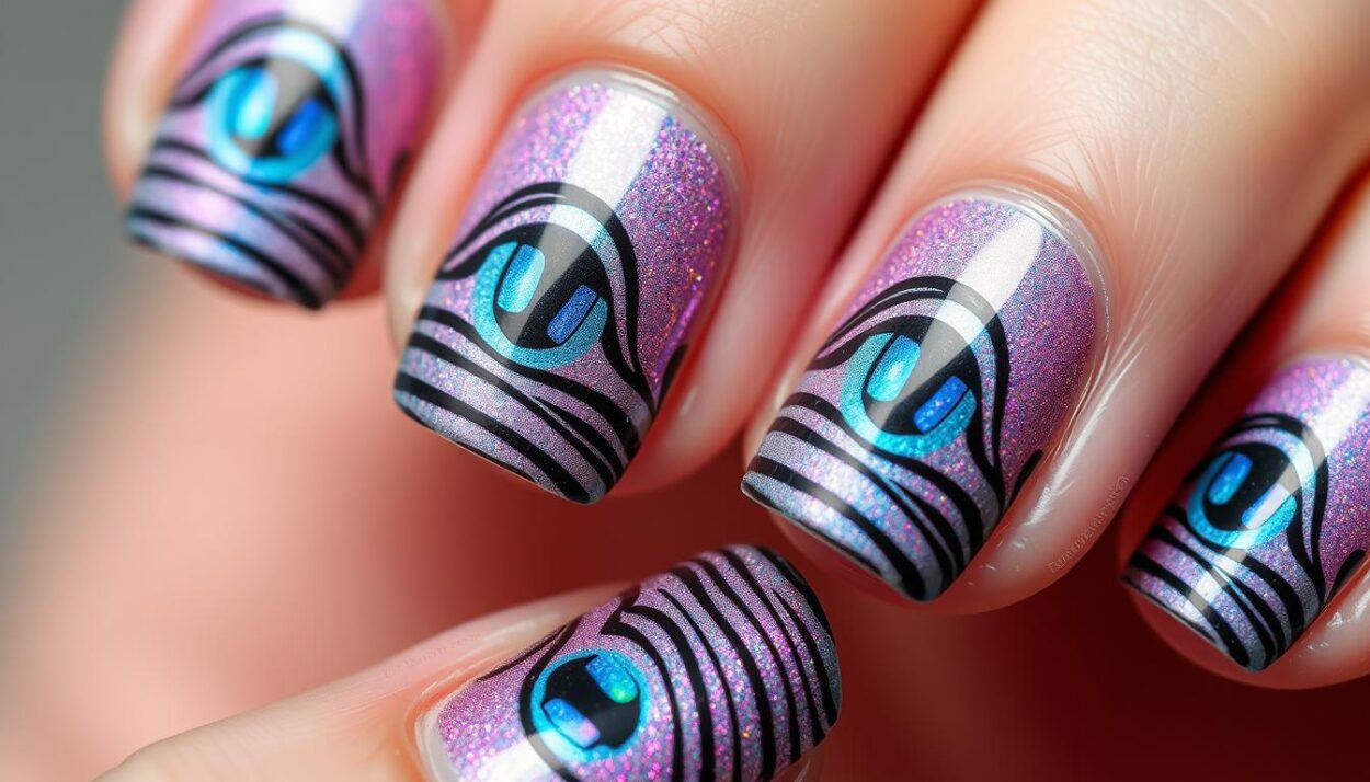 Cat-Eye Nail Designs