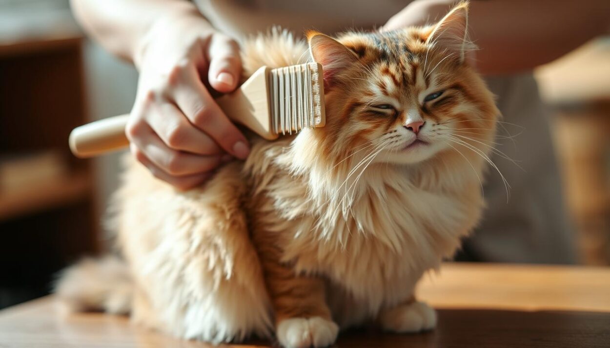 brushing techniques for fur health