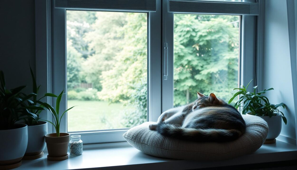 calm cat environment