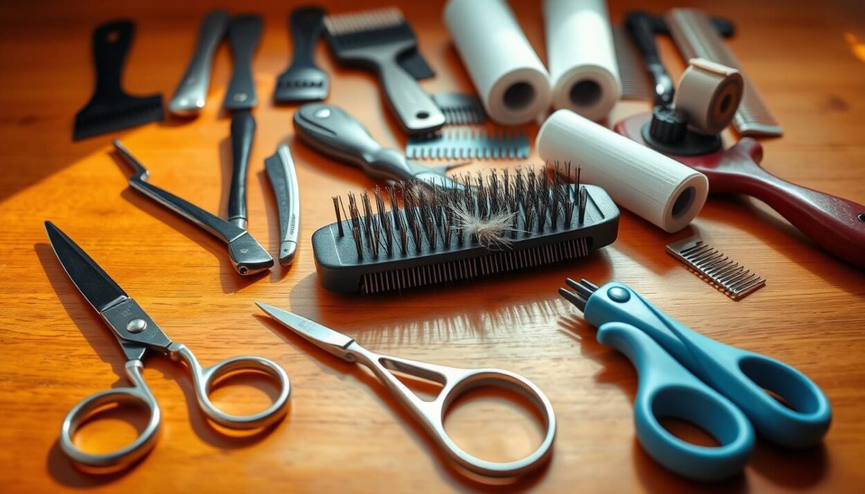 cat grooming tools