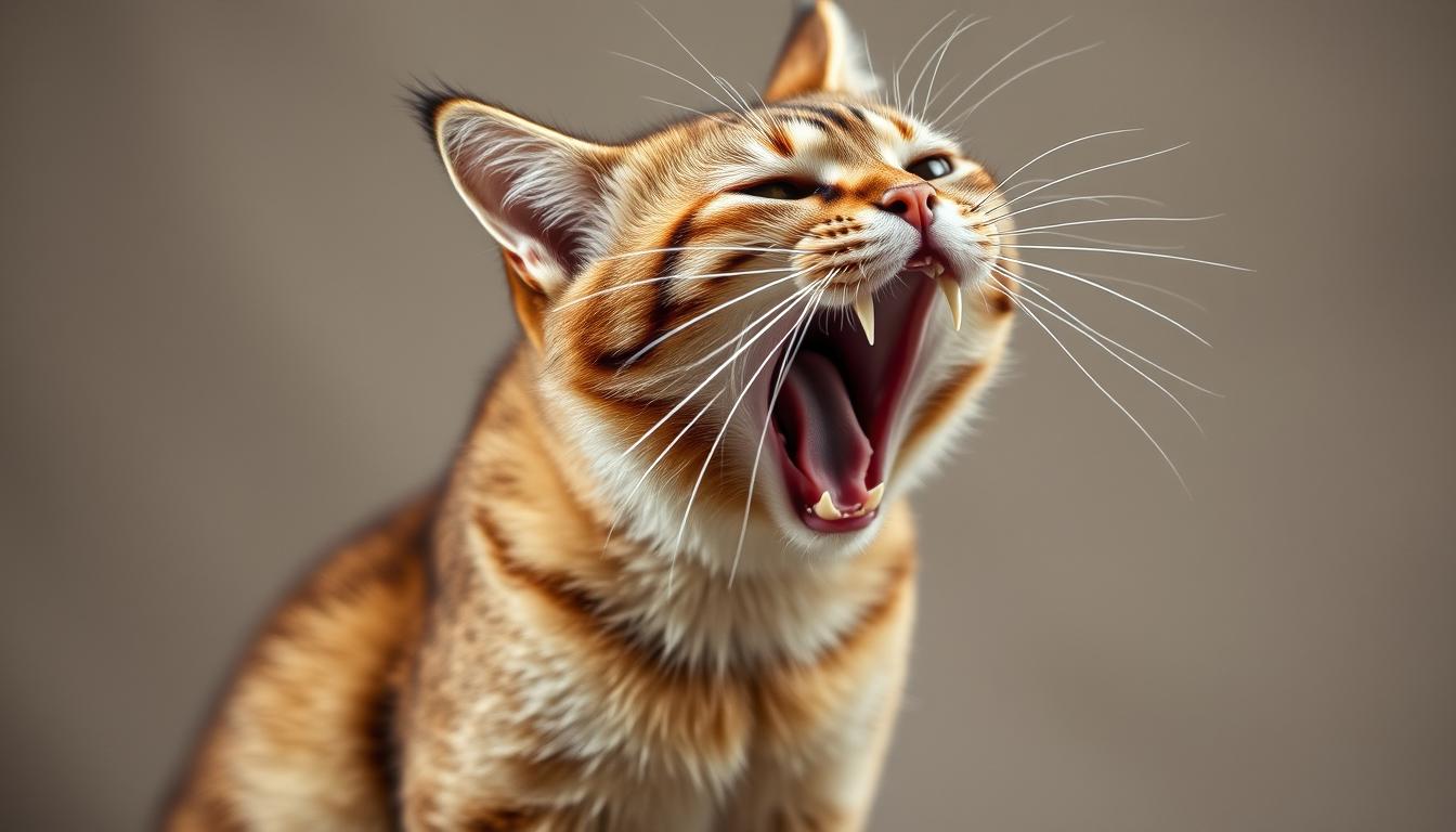 cat hissing