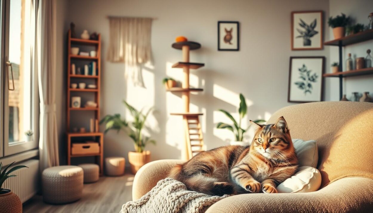 cat home care environment