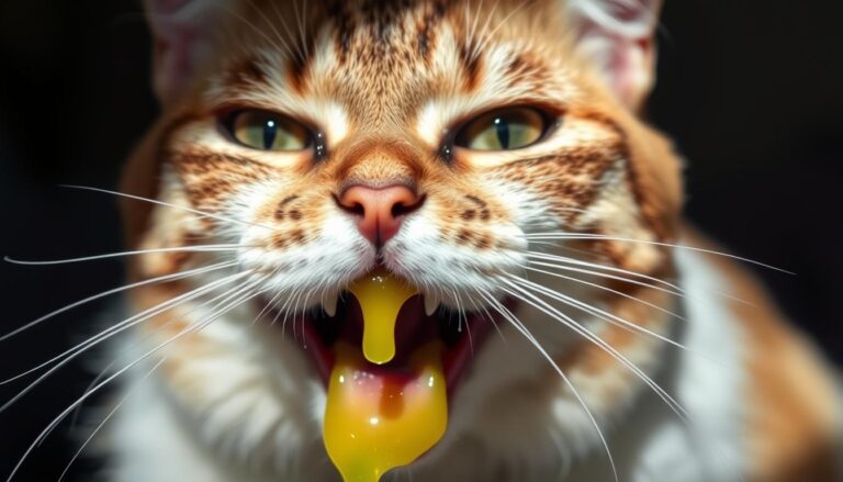 cat keeps vomiting bile