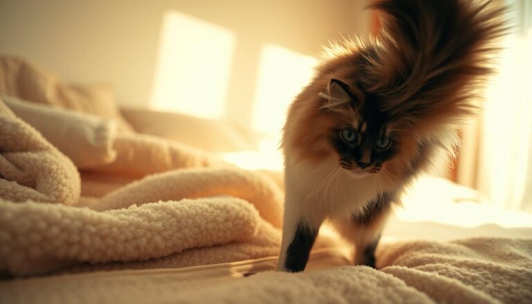 cat peeing on blankets