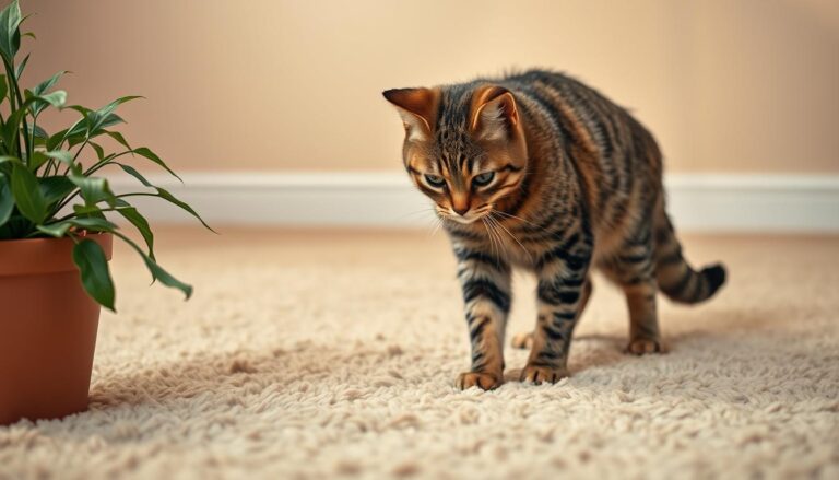 cat peeing on carpet