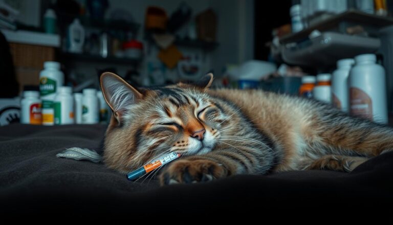 cat sick after antibiotics