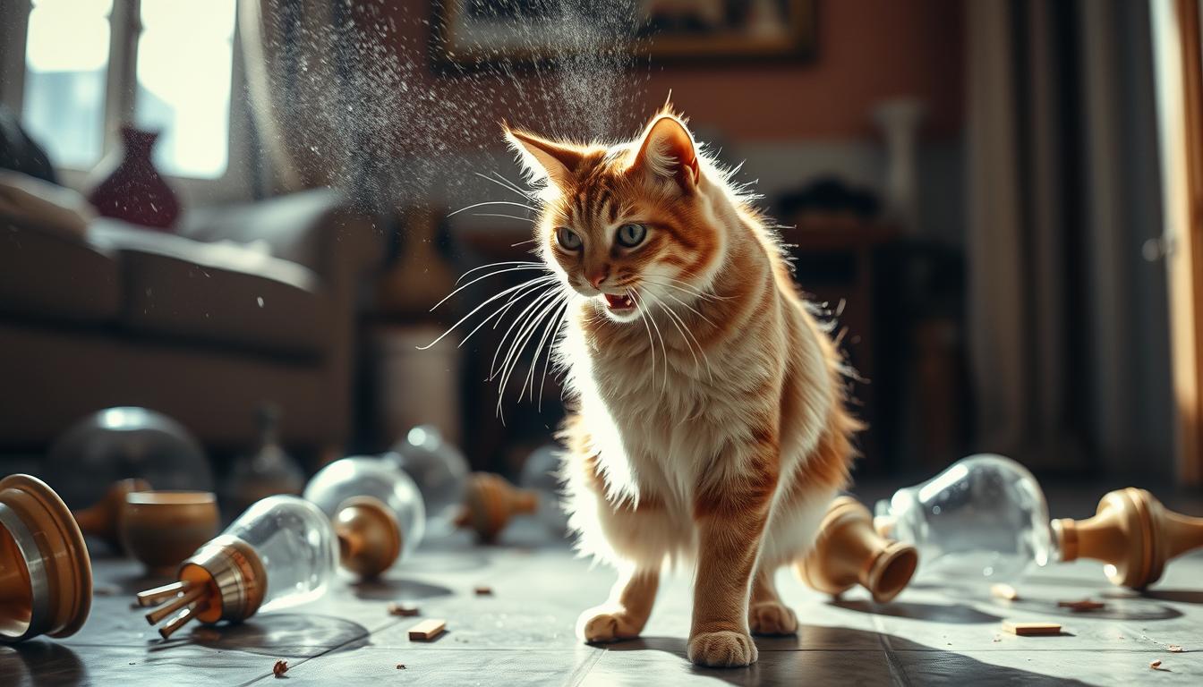 cat spraying all of a sudden