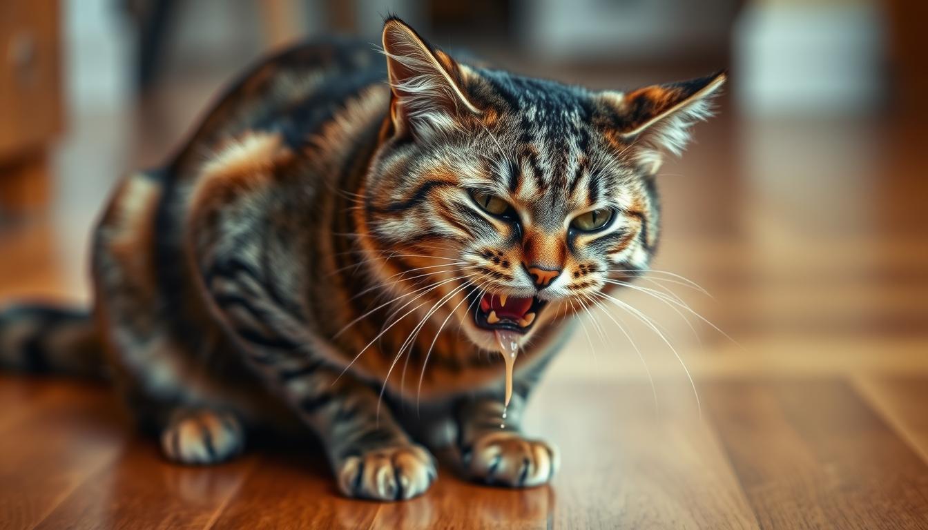 cat vomiting after eating