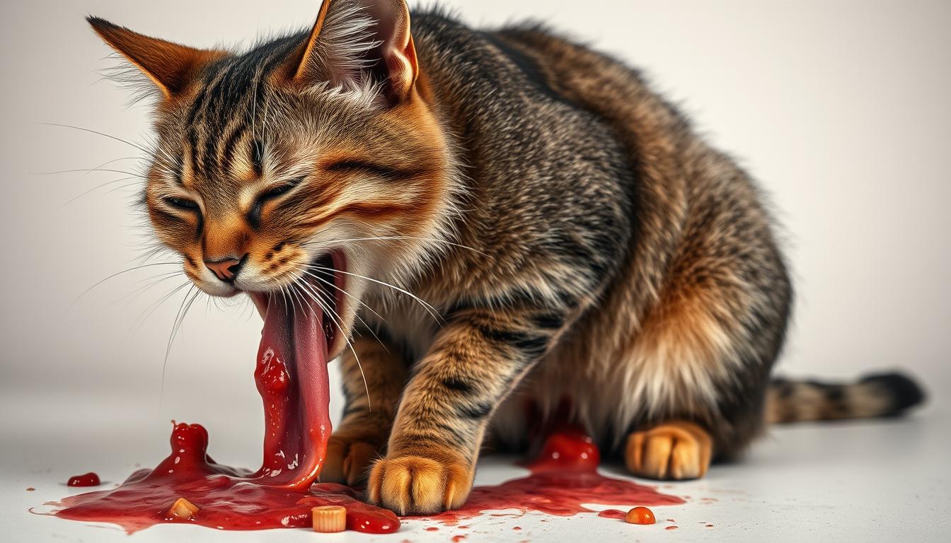 cat vomiting and diarrhea