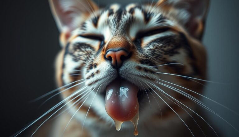 cat vomiting mucus