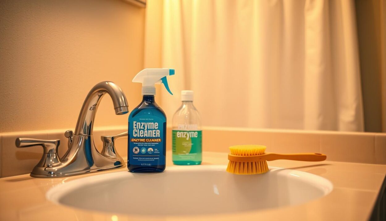 enzyme cleaner application