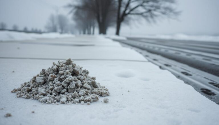 is cat litter good for icy sidewalks