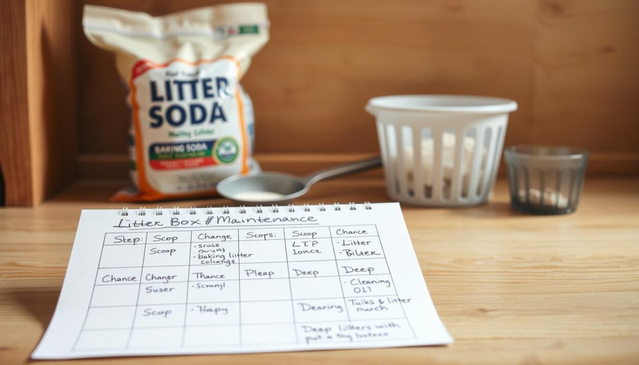 litter box maintenance schedule