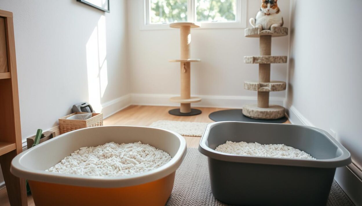 litter box setup