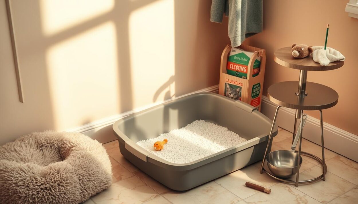 litter box setup