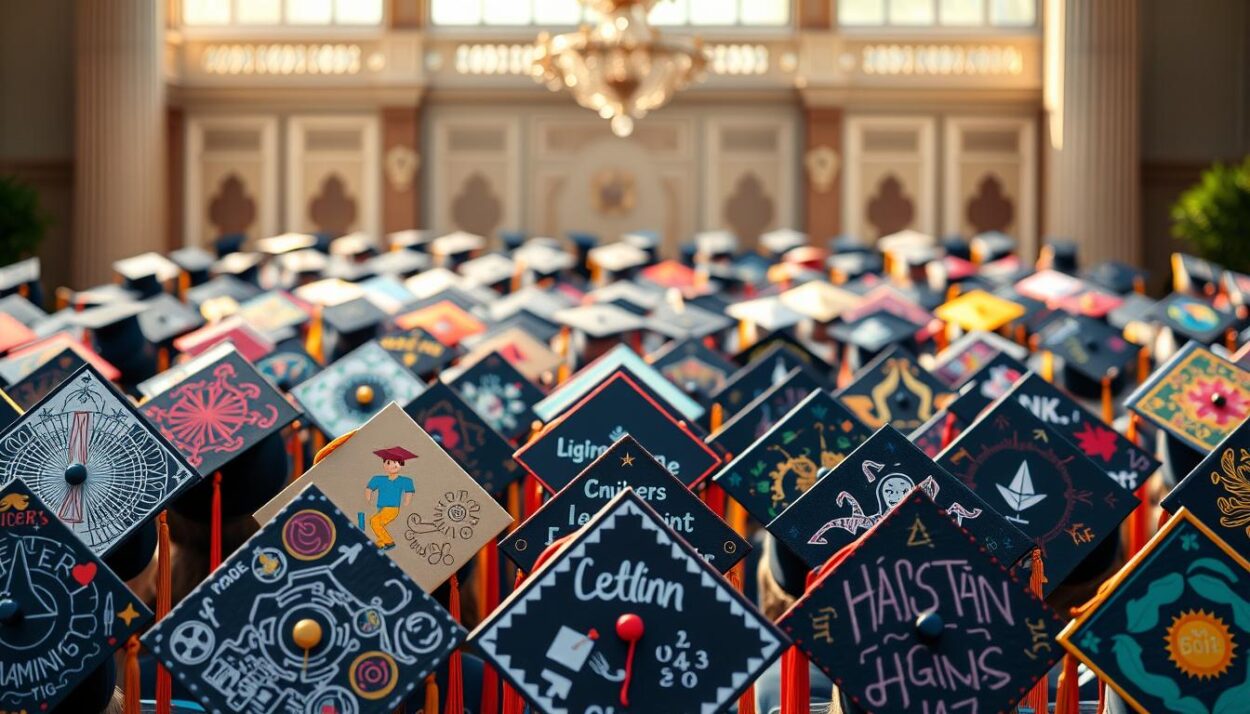 major-specific cap designs