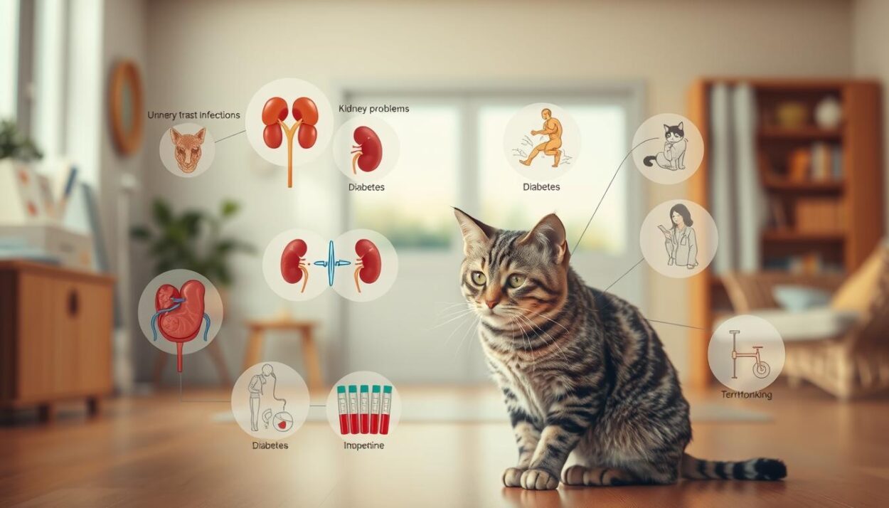medical and behavioral causes of feline urination