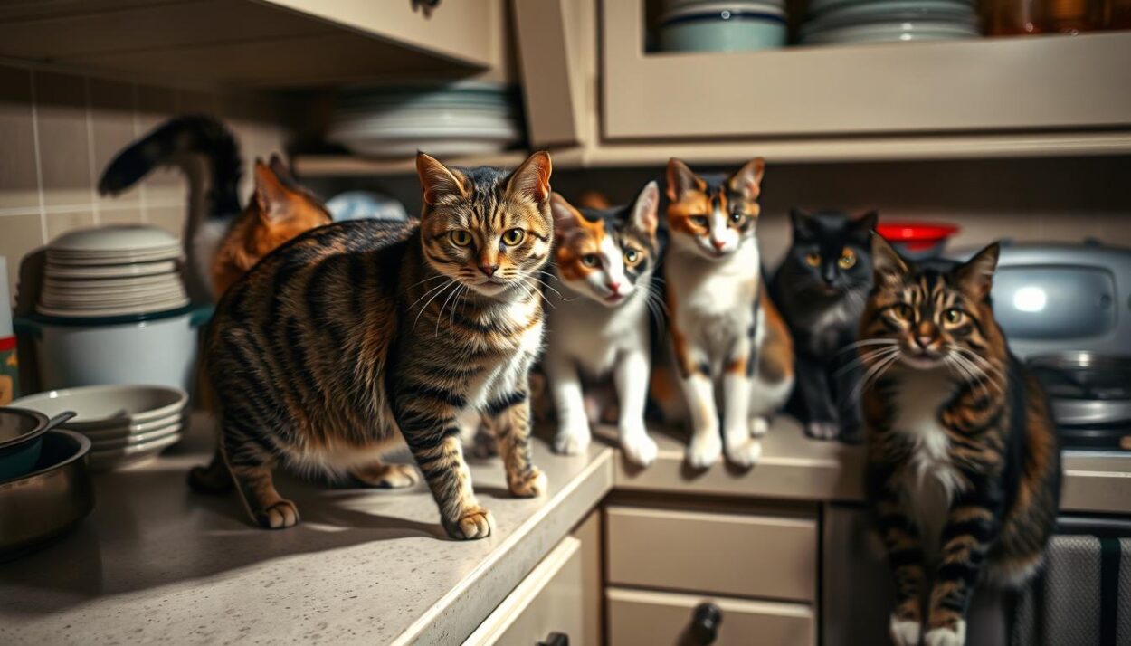 multi-cat household stress