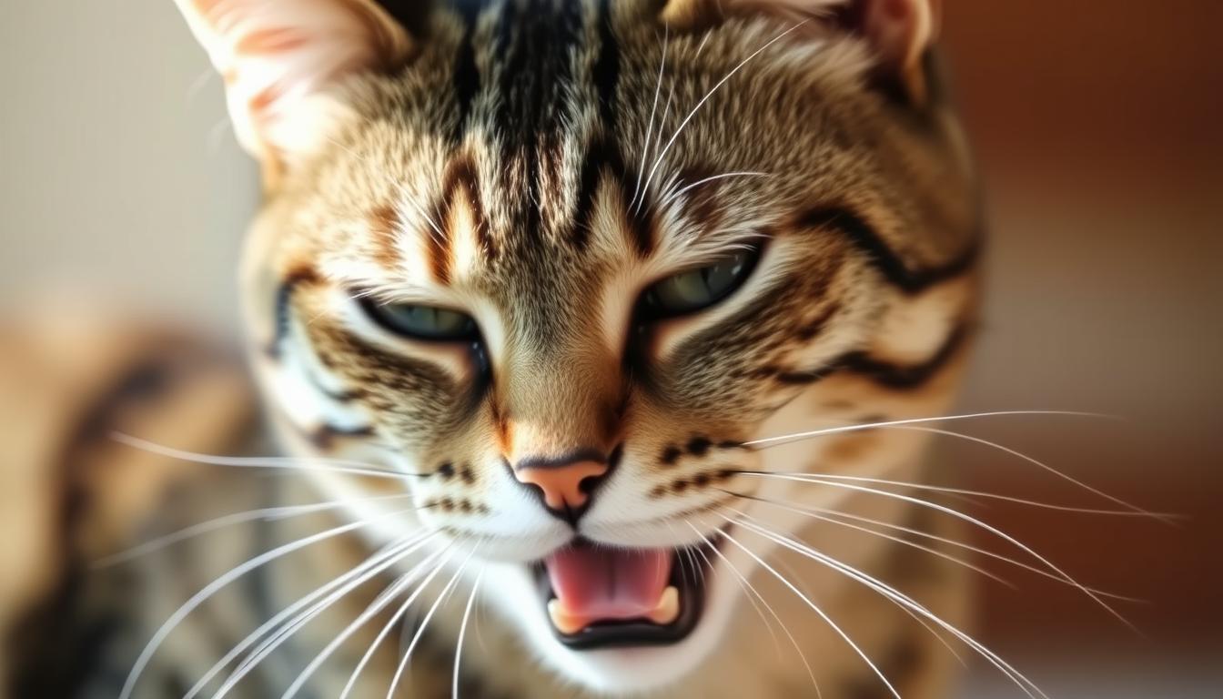 my cat coughing up phlegm