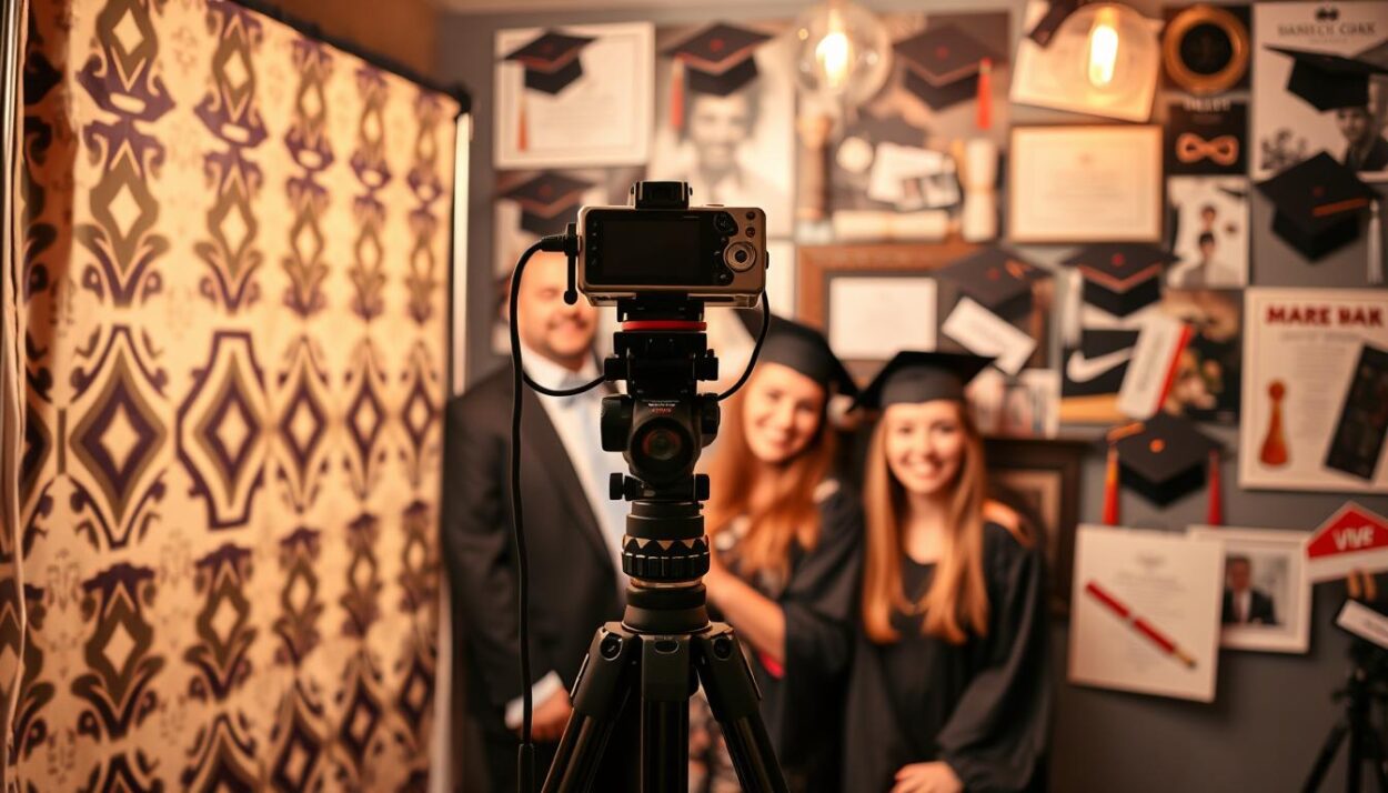 photo booth for graduation activities