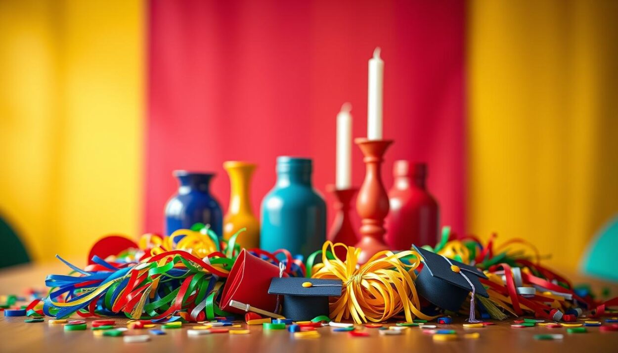 school colors in décor