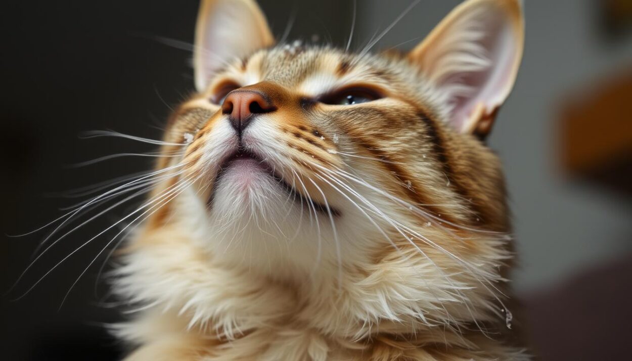 cat dandruff symptoms