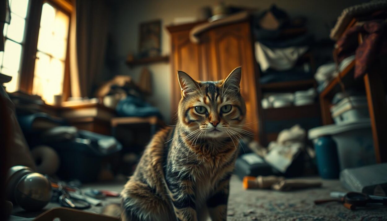cat environmental stress