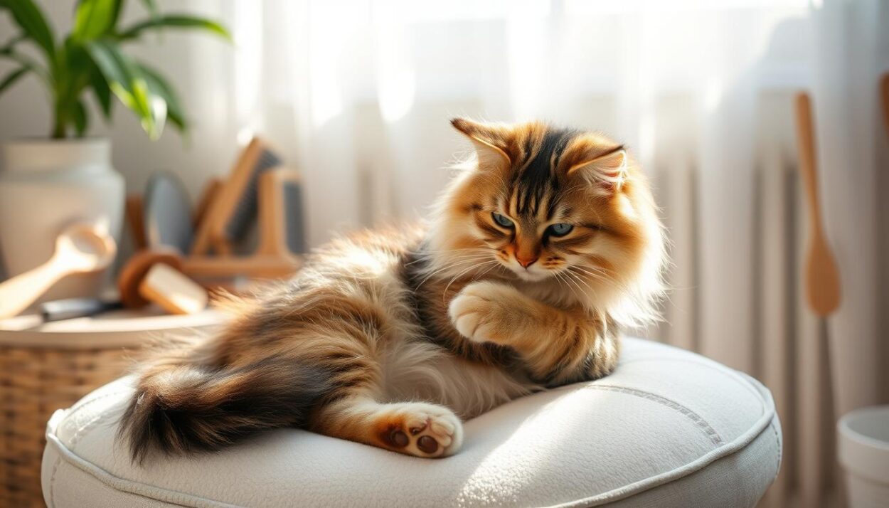 cat grooming and prevention