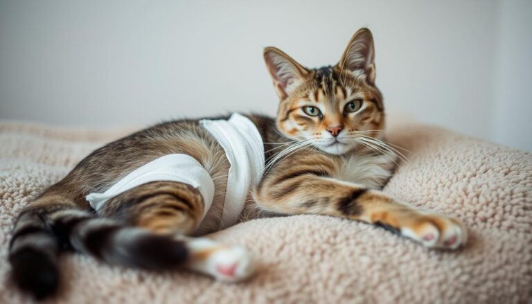 cat is hyper after spay
