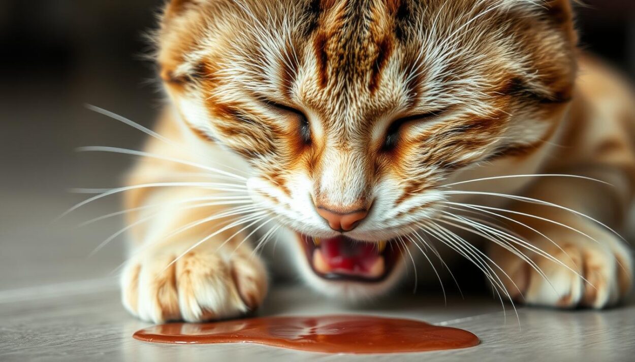 cat vomiting symptoms