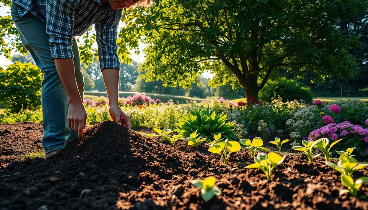 composted cat litter application