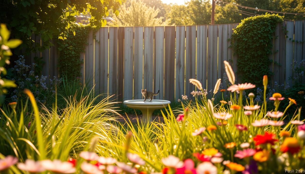 garden conditions attracting cats