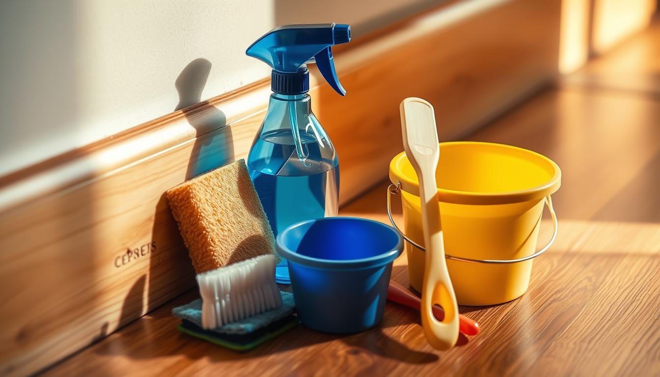 how to clean cat urine from baseboards