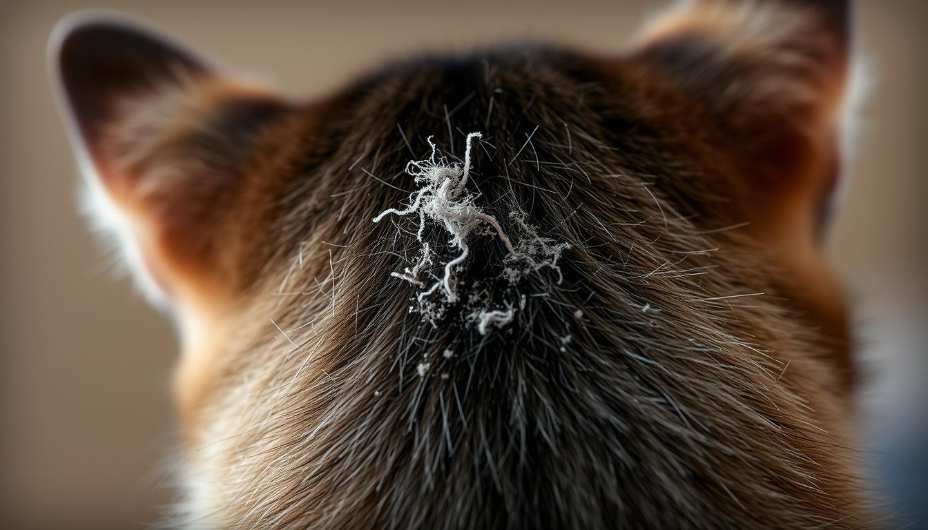 is cat dandruff normal