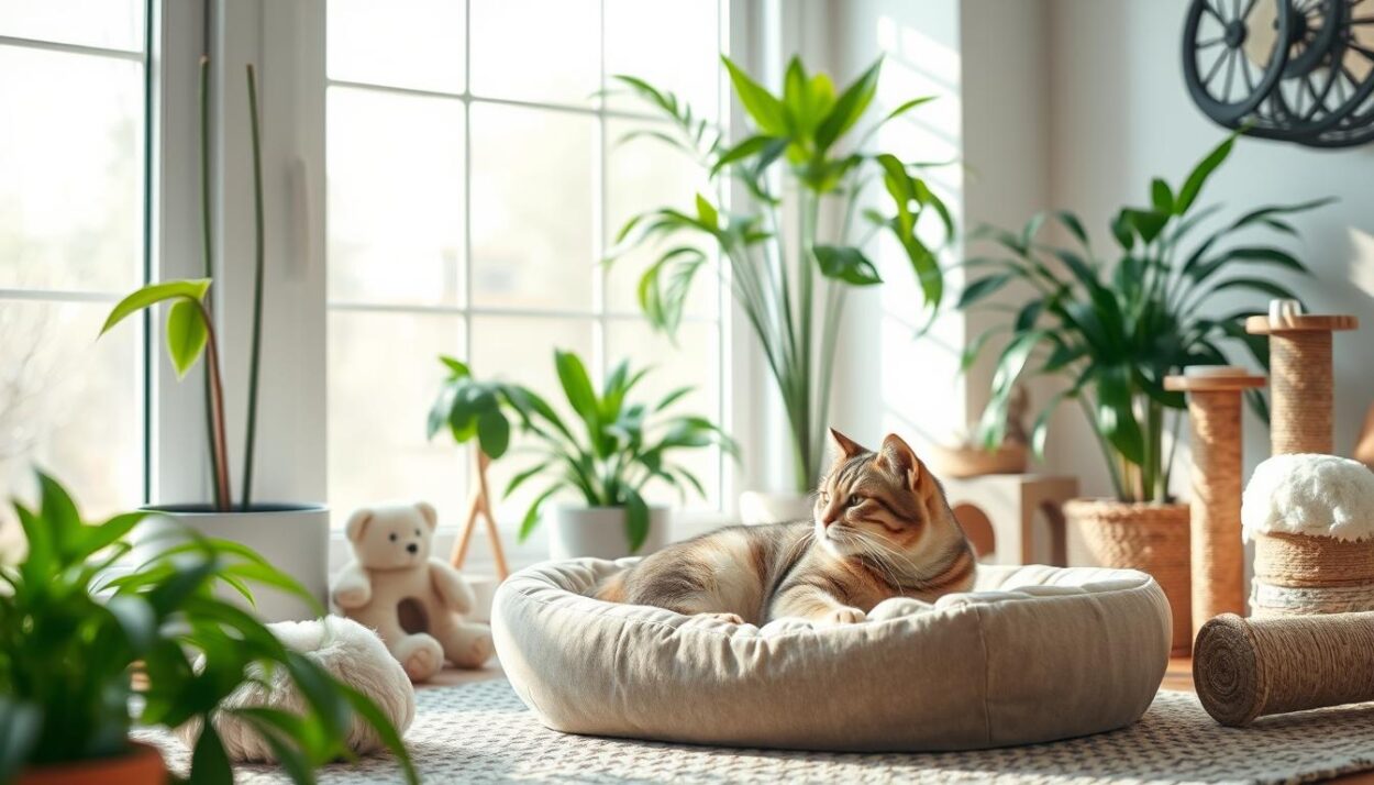 managing feline stress environment