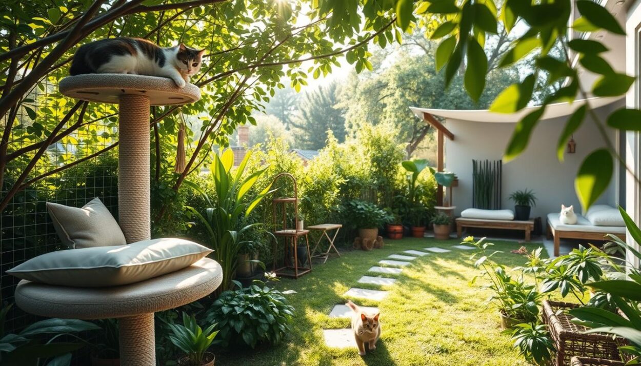 outdoor cat space design