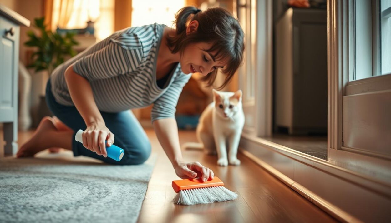 pet-friendly baseboard cleaning