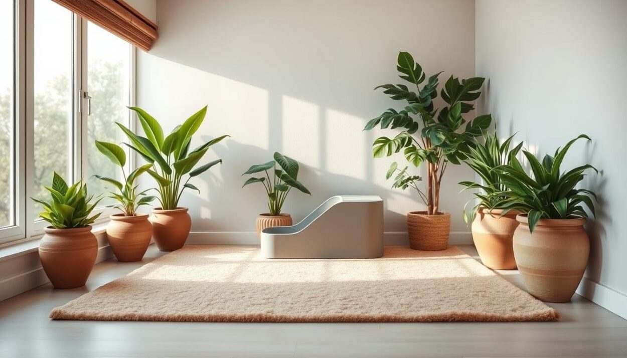 stress-free litter areas