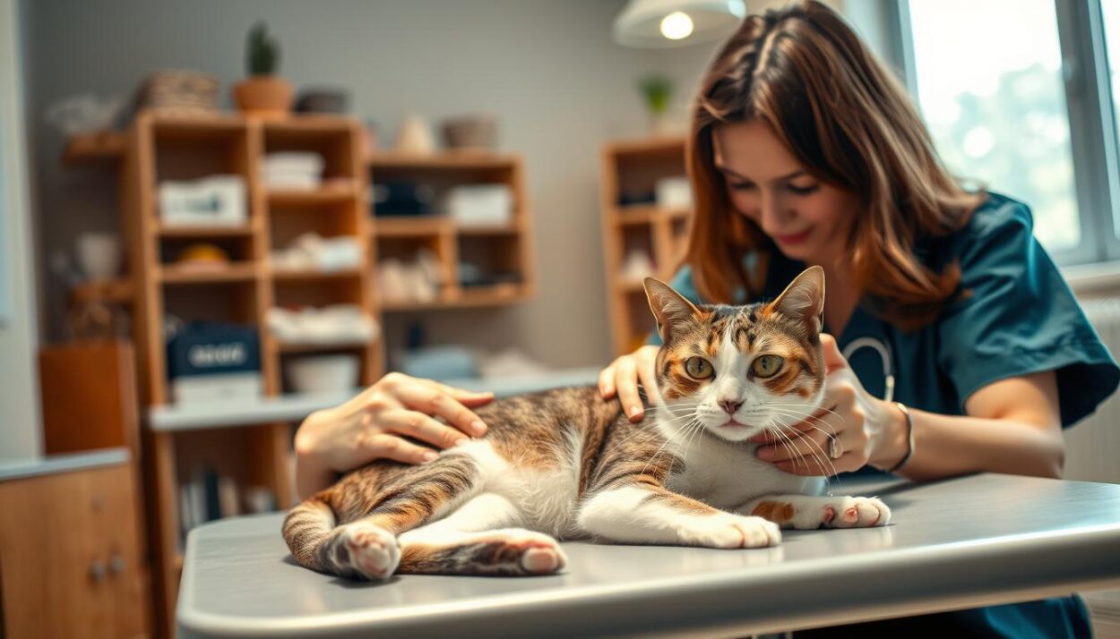 veterinarian post-spay care