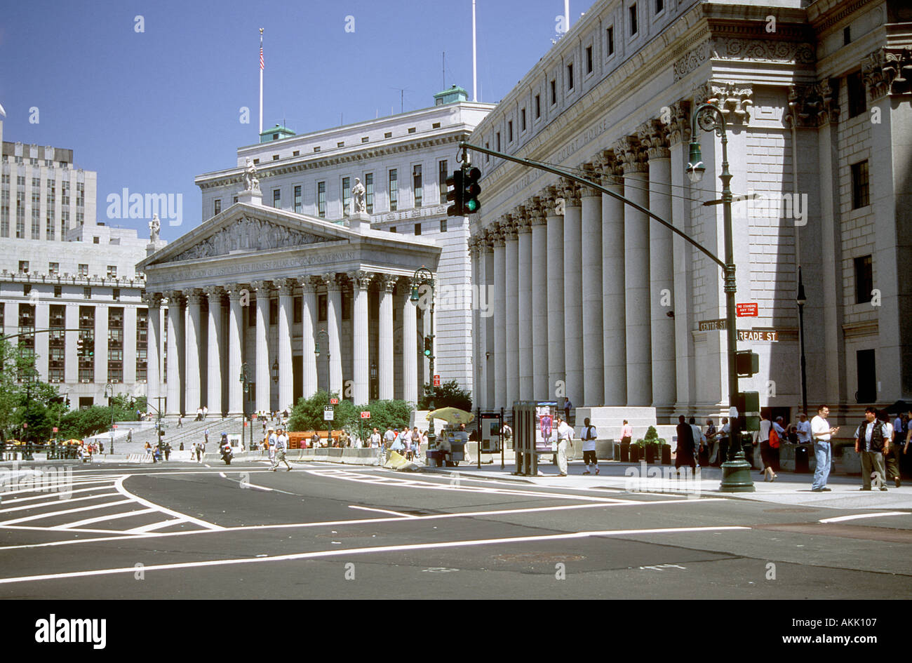 Manhattan Federal Courthouse exterior in Lower Manhattan