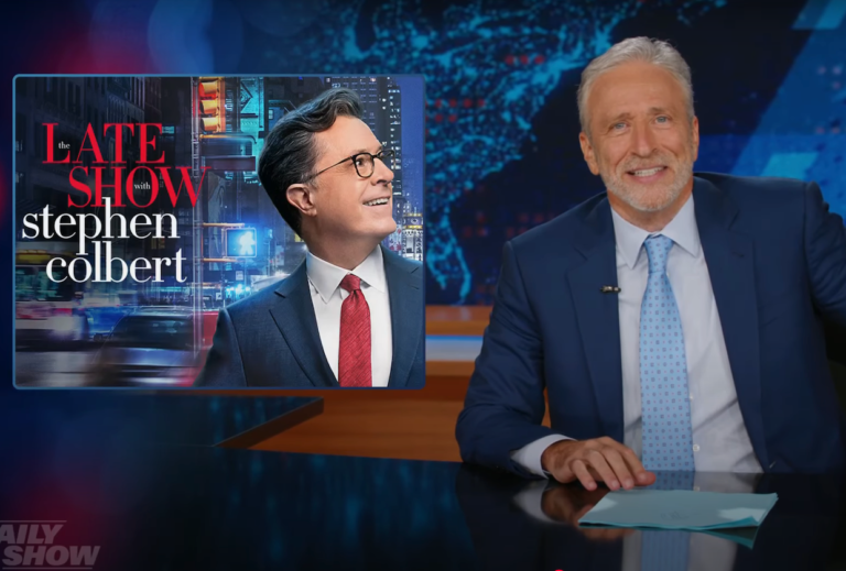 Jon Stewart Weighs In On Stephen Colbert 'Late Show' Cancellation