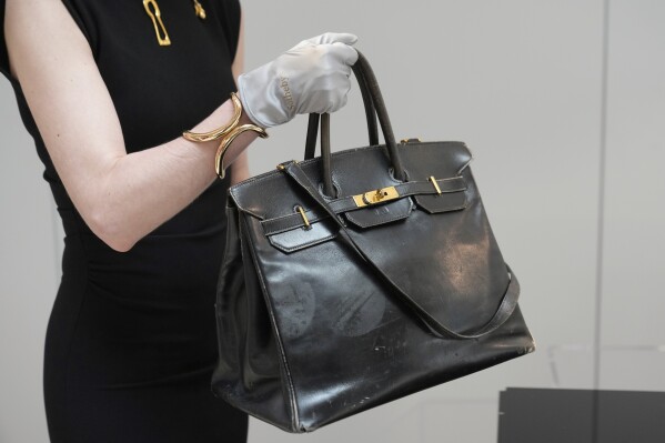 Jane Birkin's original Hermès bag sell at auction for 7 million euros | AP  News